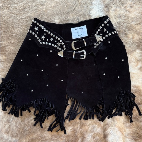 Understated leather chaps skirt leather - Picture 4 of 4